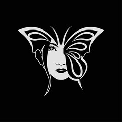 BUTTERFLY LADY LOGO