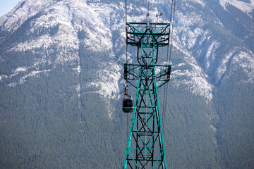 Scenic Gondola up the woods