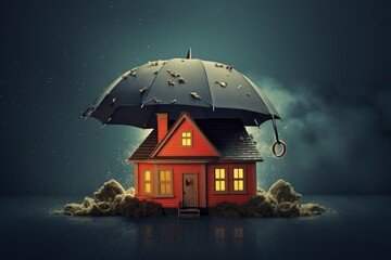 Home insurance protection. Care sell. Generate Ai