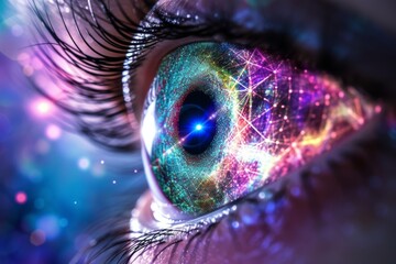 Human Cyborg AI Eye outer retinal function. Eye eye pain management optic nerve lens lasek color vision. Visionary iris contact lenses sight iris sphincter muscle eyelashes