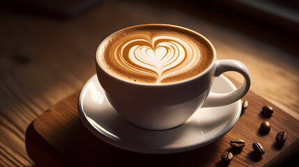 Coffee close-up background, business shot