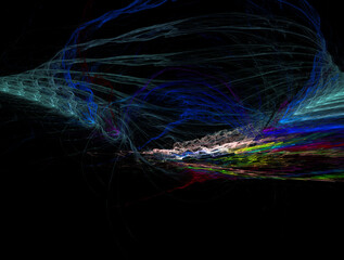 Imaginatory fractal abstract background Image