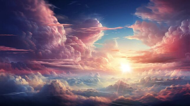 Background Dreamy Cloudscape