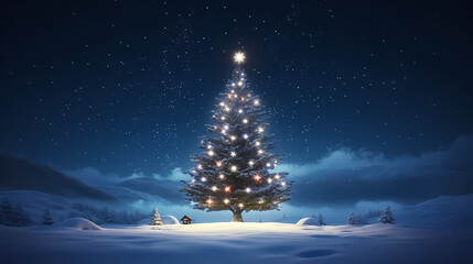 Christmas tree, Christmas background