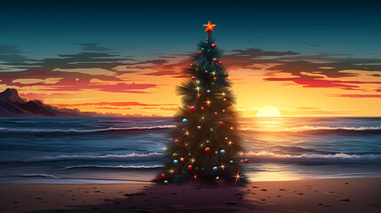 Christmas tree, Christmas background