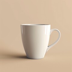 Coffee Cup 3D Illustration Mockup Scene on Isolated Background