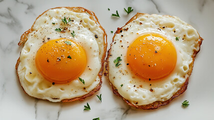 Sunny-Side-Up Eggs Breakfast