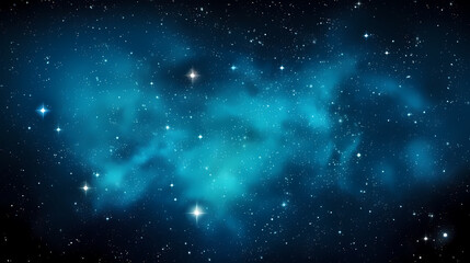 Fototapeta premium Mysterious star themed gradient background with countless twinkling stars