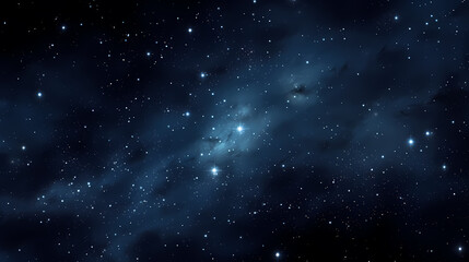 Fototapeta premium Mysterious star themed gradient background with countless twinkling stars