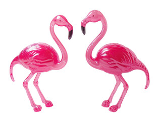 Plastic Lawn Flamingos