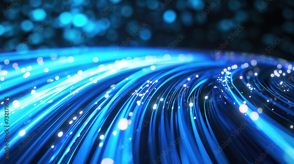 Poster abstract background technology line data