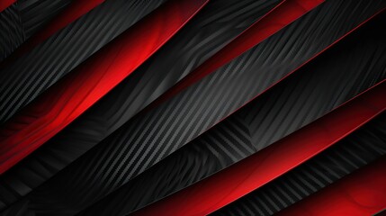 abstract red and black carbon fiber background - obrazy, fototapety, plakaty