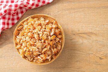 dried shrimps or dried salted prawn