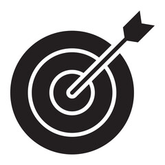 Target and arrow icon.