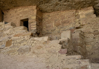 Stone Wall Leads To Upper Room In Balcony House