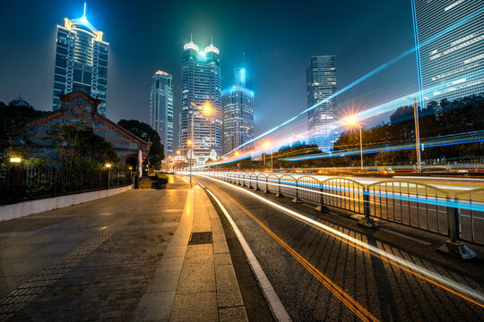 futuristic urban buildings