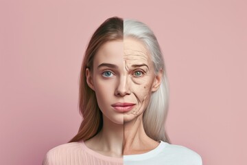 Aging senior employment. Young to old eyebrows. Less Wrinkles, exfoliating agents, kidney function decline, lines through skin care, anti aging cream, oxybenzone sunscreen and facial contouring
