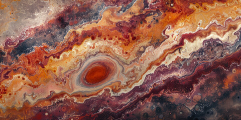Fluid Blur Texture In The Style Of The Surface Of Jupiter Created Using Artificial Intelligence