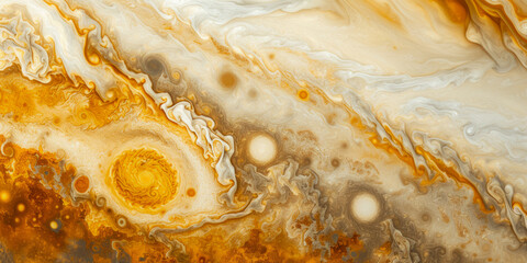 Fluid Blur Texture In The Style Of The Surface Of Jupiter Created Using Artificial Intelligence