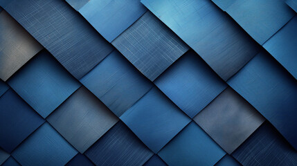 Blue Leather Texture Background: Elegant Design for Upholstery and Wallpapers