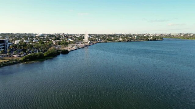 aerial view of city of Tampico Mexico