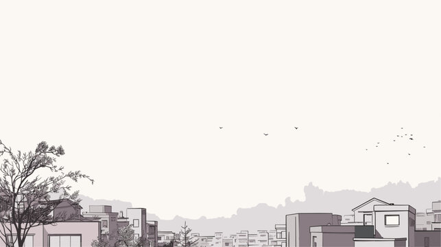 Vector illustration series featuring top views of diverse scenes  including urban landscapes  natural environments  and architectural wonders  capturing the rich tapestry of perspectives in a simple