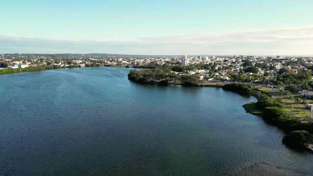 aerial view of city of Tampico Mexico
