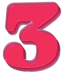 3 Y2K Sweet Jelly Alphabet Letters
