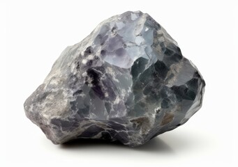 stone on a white background