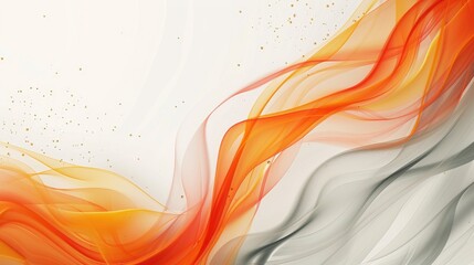 abstract orange background ai generative