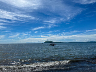 ship in the sea