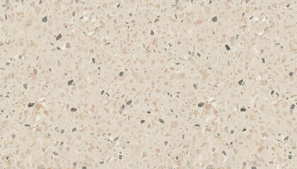 Pale beige terrazzo floor texture background