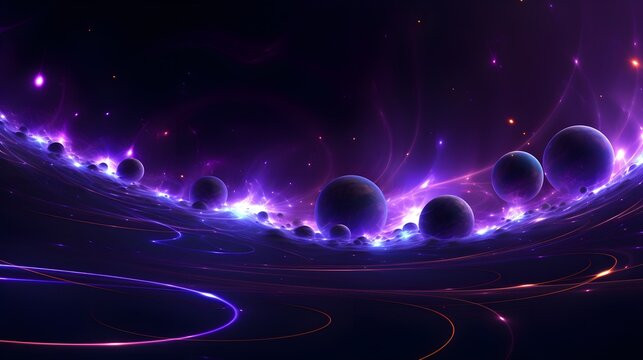 Cosmic Energy Planetary Alignment Wallpaper Background