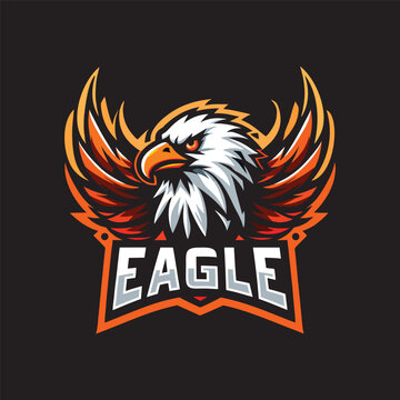 eagle logo esport style