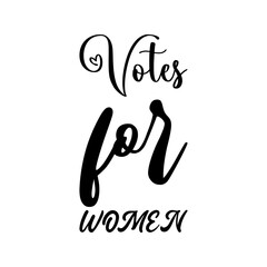 voters for women black letter quote