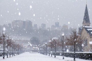 雪のある風景