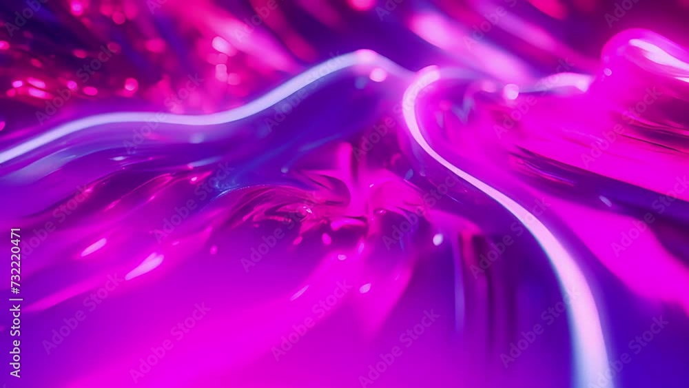 Poster swirling neon patterns moving effortlessly to create a visual symphony.