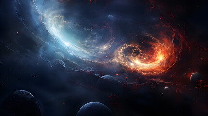 planet in space,,
Stunning realistic wallpaper of a galaxy starry astrophotography universe cosmus space background 
