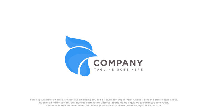 Letter C chicken logo design.
