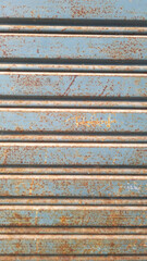 rusty rolling door texture background