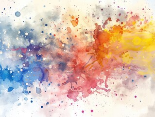 Abstract artistic watercolor splash background