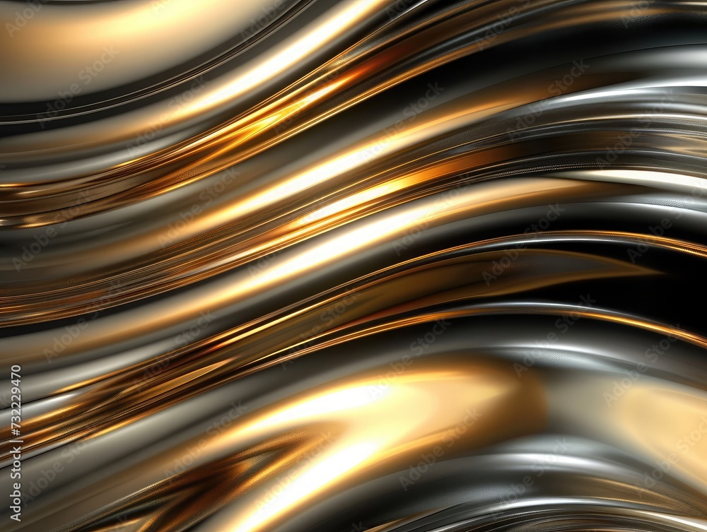 Poster abstract black and gold are light with white the gradient is the surface with templates metal textur