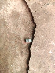 hole in the concrete