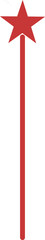 Obraz premium wand with star color
