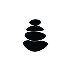 balancing stone logo icon