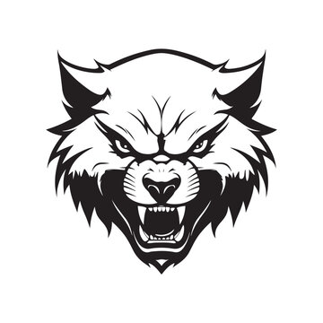 recommend clip art: Wolverine Logo Head Illustration Stock Vector