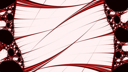touching similar pattern and design black and red on white