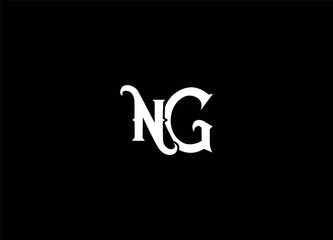 NG  initial logo design and modern logo design