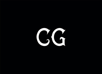 CG initial logo design and modern logo design
