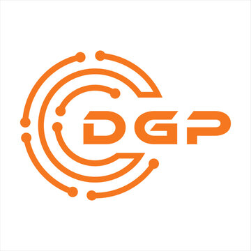 DGP letter design. DGP letter technology logo design on white background. DGP Monogram logo design for entrepreneur and business